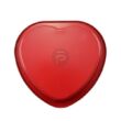 szív alakú tepsi piros 10362