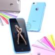Iphone 5C matt műanyag tok - zöld 