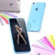 Iphone 5C matt műanyag tok - lila 