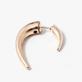 Arany bevonatos szarv fülbevaló  Arany bevonatos szarv fülbevaló