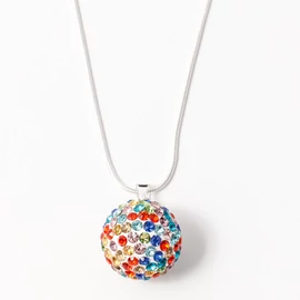 Óriás shamballa nyaklánc multicolor  Óriás shamballa nyaklánc multicolor