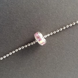 Fém gyöngy - rózsaszín multicolor  Fém gyöngy - rózsaszín multicolor