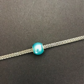 Selyemfényű dorps - türkiz 