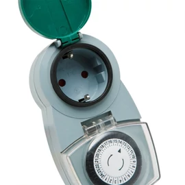 Analóg kültéri kapcsolóóra 230V max. 3680W sötét szürke 20292