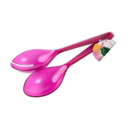 Saláta szervírozó 2 db pink E13031