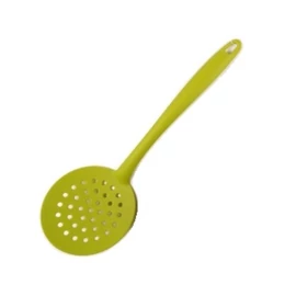 Tálalókanál lyukas zöld E22002