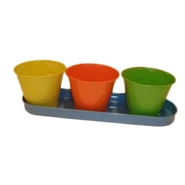 virágcserép készlet vegyes színekben 72253