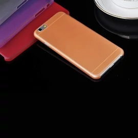 Iphone 6 szilikon tok - matt narancssárga 