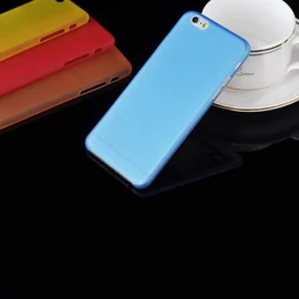 Iphone 6 szilikon tok - matt kék 