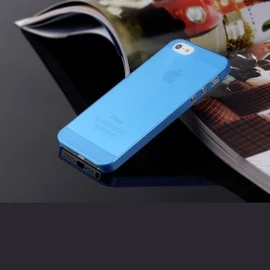 Iphone 5-5S-5G műanyag tok - kék  Iphone 5-5S-5G műanyag tok - kék