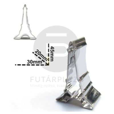 Kiszúró forma - Eiffel-torony kicsi 