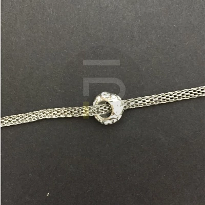 Tibeti mintás fém charm 