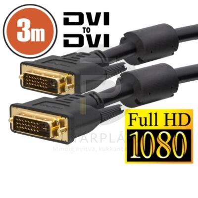 Dual-link DVI kábel 3 m 20391