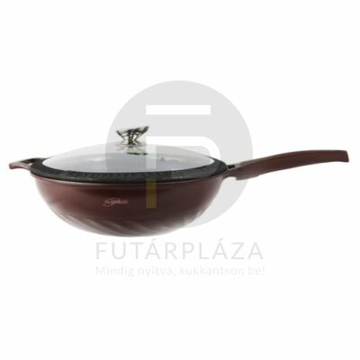 Platinum wok 32 cm burgundi PL-DAW32