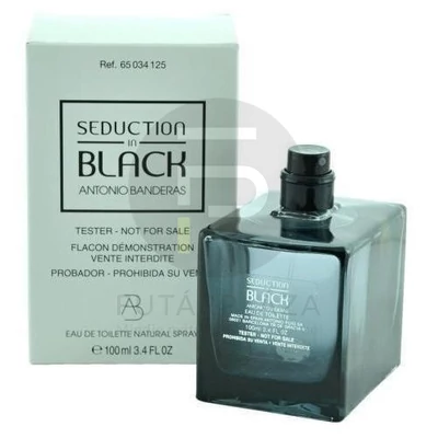Antonio Banderas - Seduction in Black férfi 100ml edt teszter 
