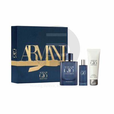 Giorgio Armani - Acqua di Gio Profondo férfi 75ml parfüm szett  1.