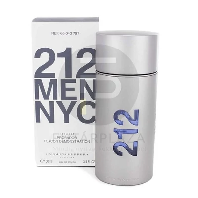 Carolina Herrera - 212 férfi 100ml edt teszter 