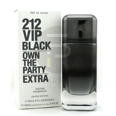 Carolina Herrera - 212 VIP Black Extra férfi 100ml edp teszter 