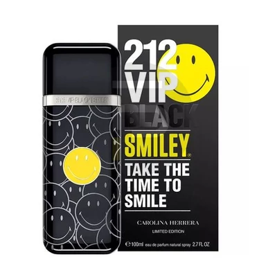 Carolina Herrera - 212 VIP Black Smiley férfi 100ml edp  