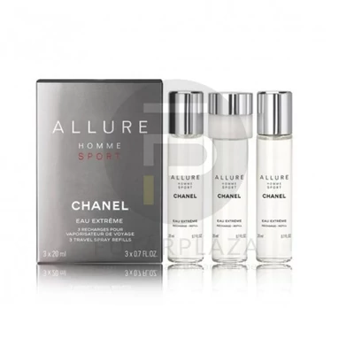 Chanel - Allure Homme Sport Eau Extreme férfi 20ml parfüm szett utántöltő  1.