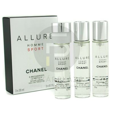 Chanel - Allure Homme Sport férfi 20ml parfüm szett utántöltő  2.