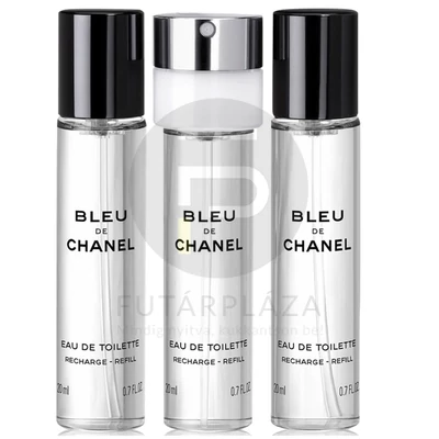 Chanel - Bleu de Chanel férfi 60ml parfüm szett utántöltő 