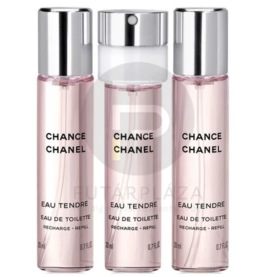 Chanel - Chance Eau Tendre edt női 20ml parfüm szett utántöltő 
