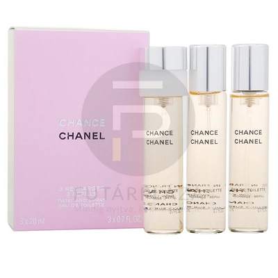 Chanel - Chance edt női 20ml parfüm szett utántöltő  1.