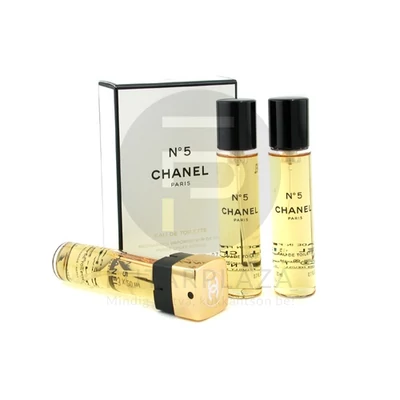 Chanel - No. 5 edt női 15ml parfüm szett utántöltő 