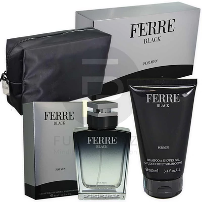 Gianfranco Ferre - Ferre Black férfi 100ml parfüm szett   1.