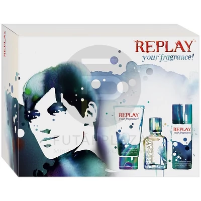 Replay - Your Fragrance férfi 30ml parfüm szett  