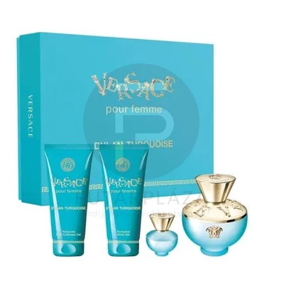 Versace - Pour Femme Dylan Turquoise női 100ml parfüm szett  3.