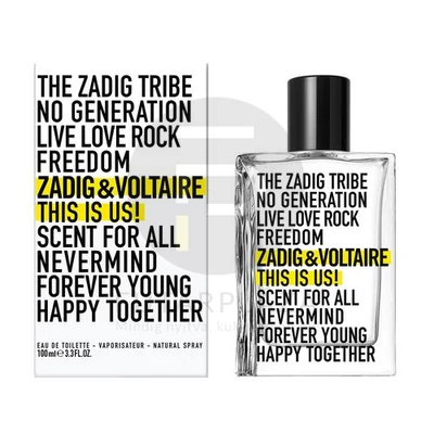 Zadig & Voltaire - This is Us! unisex 50ml edt  