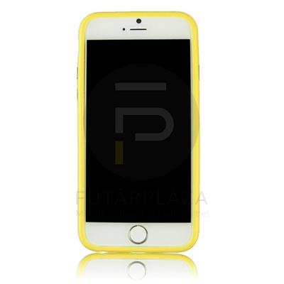 Iphone 6 műanyag keret - sárga 