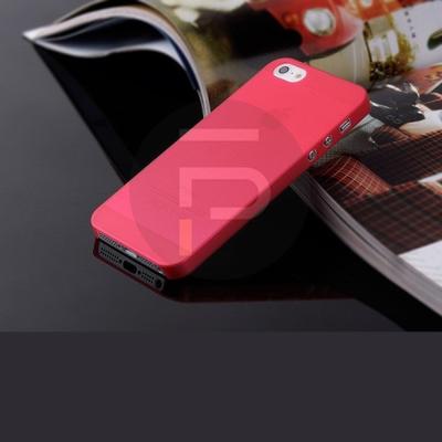Iphone 5-5S-5G műanyag tok - piros 
