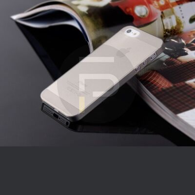 Iphone 5-5S-5G műanyag tok - szürke 