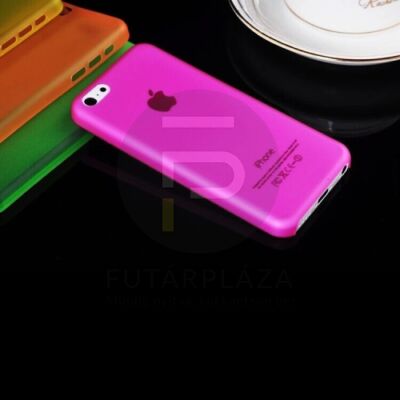 Iphone 5C matt műanyag tok - pink 